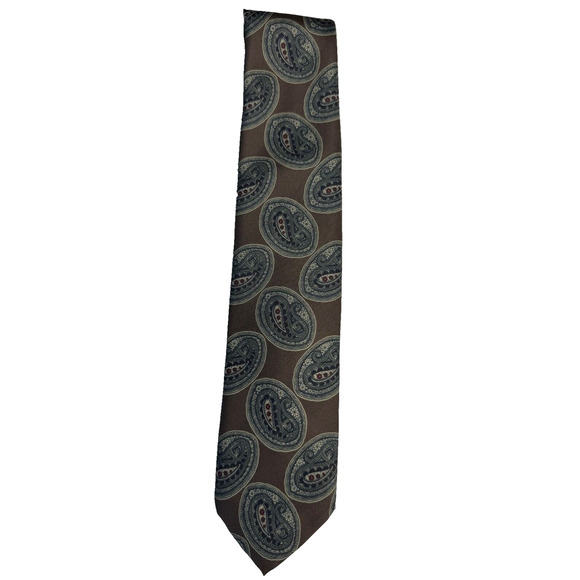 Italian All Silk Hand Made Paisley Design Tie - Unknown Designer - Picture 1 of 5